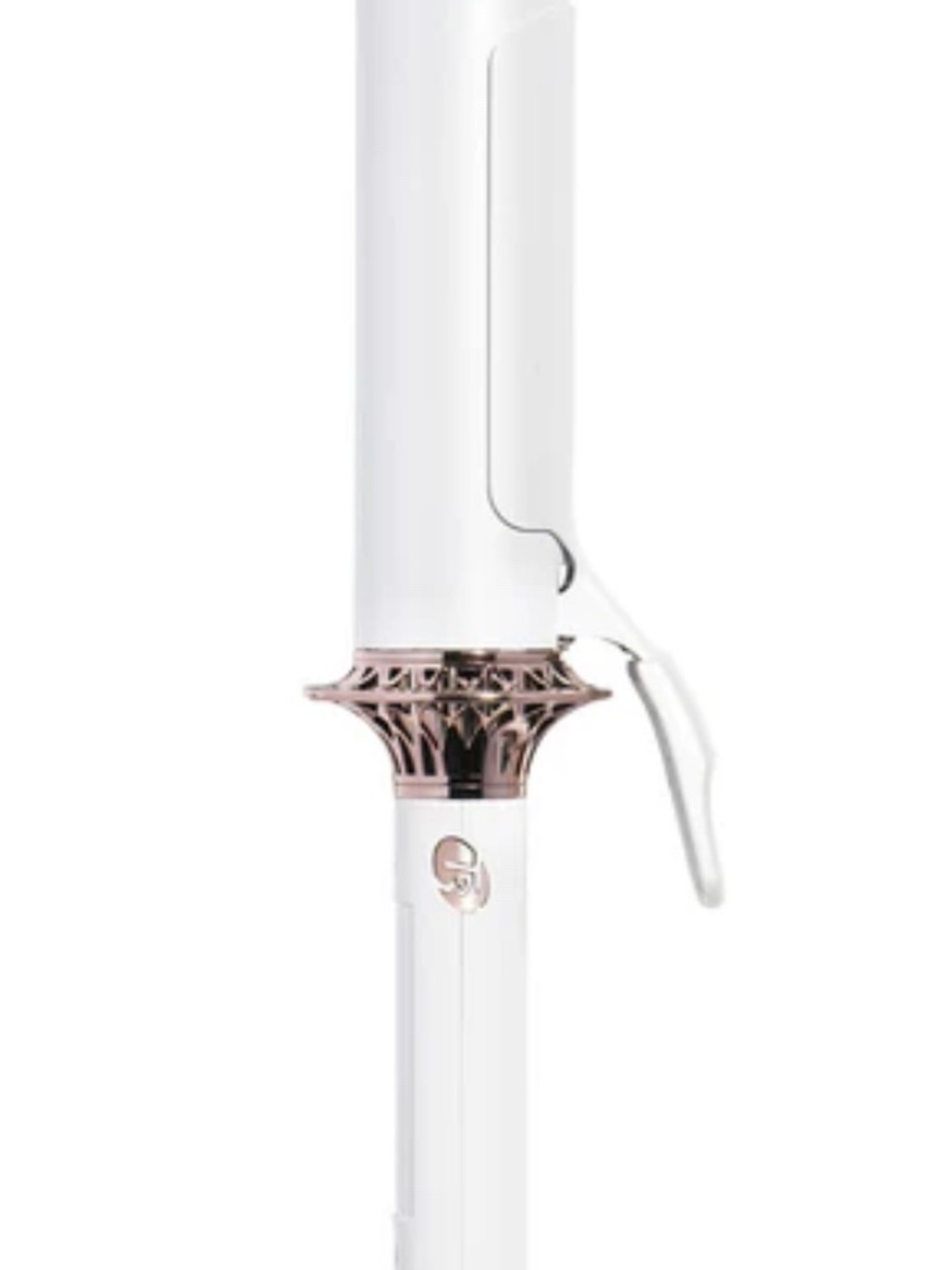 T3 White and Rose Gold 1 1/4” Curling Iron
